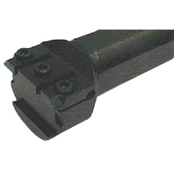 Iscar - GHIC, Internal, Neutral, 1.18" Max Depth of Cut, 0.11 to 1/4" Groove Width, Indexable Grooving Tool Holder - GI.., TIP Insert Compatibility, 2.28" Shank Height, 1-1/2" Shank Width, 12" OAL - Exact Tool & Supply