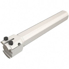 Iscar - GHIC, Internal, Neutral, 19.5mm Max Depth of Cut, 2.8 to 6.4mm Groove Width, Indexable Grooving Tool Holder - GI.., TIPI Insert Compatibility, 36mm Shank Height, 40mm Shank Width, 260mm OAL - Exact Tool & Supply