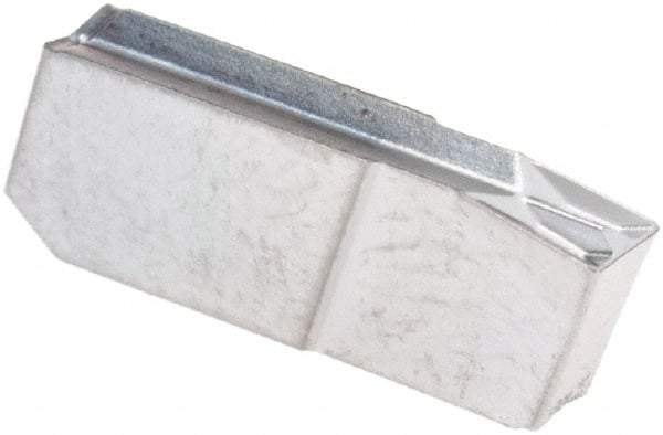 Iscar - 24GIM Grade IC354, 2.4mm Cutting Width Carbide Grooving Insert - Neutral, 0.17mm Corner Radius, TiN/TiCN Finish - Exact Tool & Supply