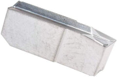 Iscar - 24GIM Grade IC354, 2.4mm Cutting Width Carbide Grooving Insert - Neutral, 0.17mm Corner Radius, TiN/TiCN Finish - Exact Tool & Supply