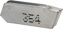 Iscar - 3GIM Grade IC354, 3mm Cutting Width Carbide Grooving Insert - Neutral, 0.25mm Corner Radius, TiCN Finish - Exact Tool & Supply