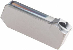 Iscar - 3J8GIM Grade IC328, 3mm Cutting Width Carbide Grooving Insert - Right Hand, 0.22mm Corner Radius, TiCN Finish - Exact Tool & Supply