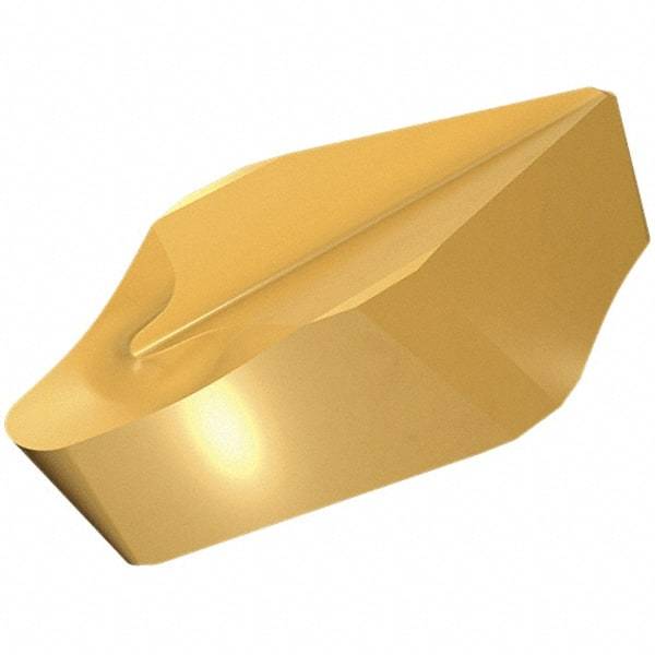 Iscar - 6035V08GIPA Grade IC20, 6mm Cutting Width Carbide Grooving Insert - 3.6mm Max Depth of Cut, Neutral, 0.8mm Corner Radius, Uncoated - Exact Tool & Supply