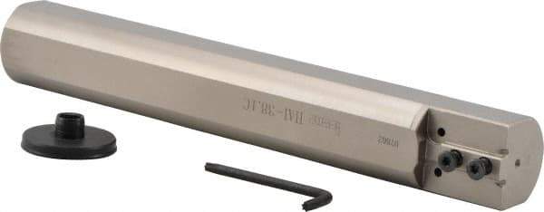 Iscar - HAI, Internal, Right Hand, Indexable Grooving Tool Holder - 1-1/2" Shank Width, 10" OAL, Through Coolant - Exact Tool & Supply