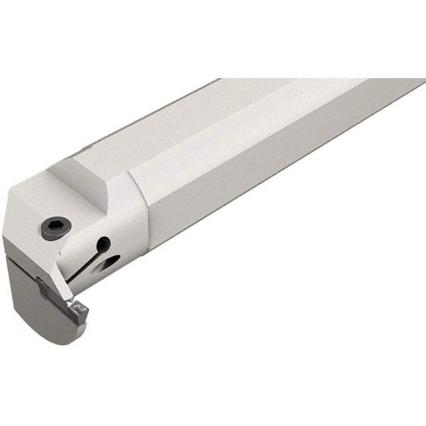Iscar - HELII, Internal, Left Hand, 0.197" Max Depth of Cut, 0.118 to 1/8" Groove Width, Indexable Grooving Tool Holder - 3/4" Shank Width, 6-1/2" OAL, Through Coolant - Exact Tool & Supply
