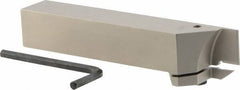 Iscar - HELI, External, Left Hand, 0.118 to 1/8" Groove Width, Indexable Grooving Tool Holder - GRIP 3.., HGN 30.. Insert Compatibility, 1" Shank Height, 1" Shank Width, 6" OAL - Exact Tool & Supply
