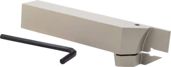 Iscar - HELI, External, Left Hand, 0.157 to 3/16" Groove Width, Indexable Grooving Tool Holder - 1" Shank Height, 1" Shank Width, 6" OAL - Exact Tool & Supply