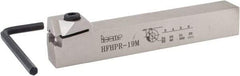 Iscar - HFHP, Internal or External, Right Hand, 0.197" Max Depth of Cut, 0.118 to 0.236" Groove Width, Indexable Grooving Tool Holder - HFPR Insert Compatibility, 3/4" Shank Height, 3/4" Shank Width, 5" OAL - Exact Tool & Supply