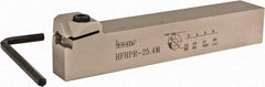 Iscar - HFHP, External, Right Hand, 0.197" Max Depth of Cut, 0.118 to 0.236" Groove Width, Indexable Grooving Tool Holder - HFP.. Insert Compatibility, 1" Shank Height, 1" Shank Width, 6" OAL - Exact Tool & Supply