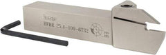 Iscar - HFH, External, Right Hand, 1.26" Max Depth of Cut, 0.236" Min Groove Width, Indexable Grooving Tool Holder - 1" Shank Height, 1" Shank Width, 6" OAL - Exact Tool & Supply
