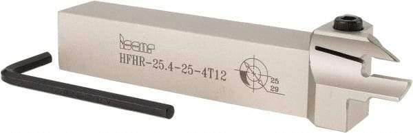 Iscar - HFH, External, Right Hand, 0.47" Max Depth of Cut, 0.157" Max Groove Width, Indexable Grooving Tool Holder - DG.., GRIP, HG.. Insert Compatibility, 1" Shank Height, 1" Shank Width, 6" OAL - Exact Tool & Supply