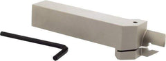 Iscar - HFH, External, Right Hand, 0.98" Max Depth of Cut, 0.157" Max Groove Width, Indexable Grooving Tool Holder - DGN 4.., GRIP 4.., HFPR 4004 Insert Compatibility, 1" Shank Height, 1" Shank Width, 6" OAL - Exact Tool & Supply