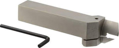 Iscar - HFH, External, Right Hand, 0.98" Max Depth of Cut, 0.157" Max Groove Width, Indexable Grooving Tool Holder - DGN 4.., GRIP 4.., HFPR 4004 Insert Compatibility, 1" Shank Height, 1" Shank Width, 6" OAL - Exact Tool & Supply