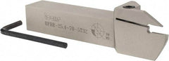 Iscar - HFH, External, Right Hand, 1.26" Max Depth of Cut, 0.197" Min Groove Width, Indexable Grooving Tool Holder - 1" Shank Height, 1" Shank Width, 6" OAL - Exact Tool & Supply