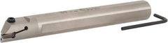 Iscar - HFI, Internal, Right Hand, 0.197" Max Depth of Cut, 0.157 to 0.236" Groove Width, Indexable Grooving Tool Holder - 1" Shank Width, 8" OAL, Through Coolant - Exact Tool & Supply