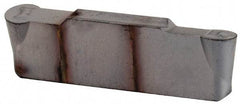 Iscar - 3015HFPL Grade IC354, 3mm Cutting Width Carbide Grooving Insert - 1.5mm Max Depth of Cut, Left Hand, TiCN Finish - Exact Tool & Supply