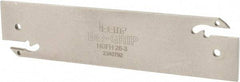 Iscar - 1.0236" Blade Height, 0.0945" Blade Width, 4.3307" OAL, Neutral Cut, Double End Indexable Cut-Off Blade - HGFH Blade - Exact Tool & Supply
