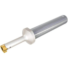Iscar - MG, Internal, Neutral, 1.5mm Max Depth of Cut, 0.5 to 3mm Groove Width, Indexable Grooving Tool Holder - GIQ. 8.. Insert Compatibility, 12mm Shank Width, 92mm OAL, Through Coolant - Exact Tool & Supply