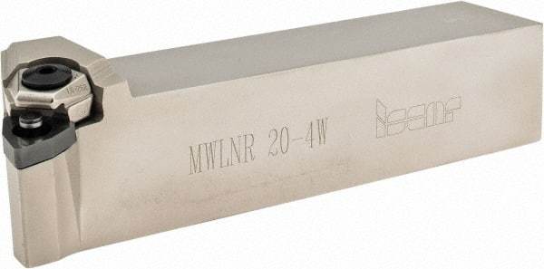 Iscar - MWLN, Right Hand Cut, 1-1/4" Shank Height x 1-1/4" Shank Width, Negative Rake Indexable Turning Toolholder - 6" OAL, WNM..43.. Insert Compatibility, Series Isoturn - Exact Tool & Supply