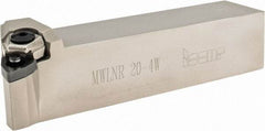 Iscar - MWLN, Right Hand Cut, 1-1/4" Shank Height x 1-1/4" Shank Width, Negative Rake Indexable Turning Toolholder - 6" OAL, WNM..43.. Insert Compatibility, Series Isoturn - Exact Tool & Supply