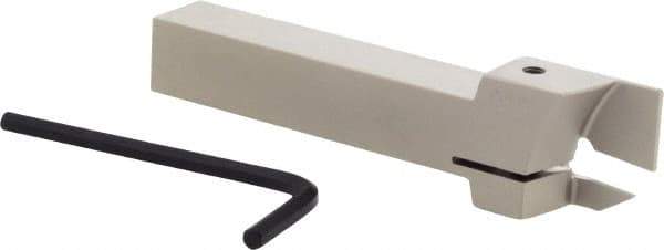 Iscar - PHG, External, Left Hand, 17mm Max Depth of Cut, 2.4 to 3.18mm Groove Width, Indexable Grooving Tool Holder - GDMW 2.4 Insert Compatibility, 16mm Shank Height, 16mm Shank Width, 110mm OAL - Exact Tool & Supply