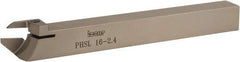 Iscar - PHS, External, Left Hand, 5/8" Max Depth of Cut, 3/32 to 1/8" Groove Width, Indexable Grooving Tool Holder - GDMW 2.4 Insert Compatibility, 0.63" Shank Height, 0.63" Shank Width, 5.9" OAL - Exact Tool & Supply