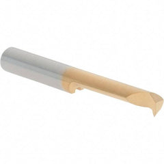 Iscar - 15mm Cutting Depth, 4mm Diam, Internal Thread, Solid Carbide, Single Point Threading Tool - TiCN/TiN Finish, 30mm OAL, 4mm Shank Diam, 1.5mm Projection from Center, 0.5mm Max Pitch, 60° Profile Angle - Exact Tool & Supply