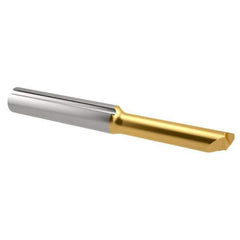 Iscar - 15mm Cutting Depth, 4mm Diam, Internal Thread, Solid Carbide, Single Point Threading Tool - TiCN/TiN Finish, 30mm OAL, 4mm Shank Diam, 1.5mm Projection from Center, 0.5mm Max Pitch, 60° Profile Angle - Exact Tool & Supply