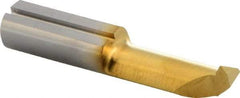 Iscar - 14mm Cutting Depth, 6mm Diam, Internal Thread, Solid Carbide, Single Point Threading Tool - TiN Finish, 30mm OAL, 2.3mm Projection from Center, 1.5mm Max Pitch, 60° Profile Angle - Exact Tool & Supply