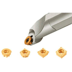 Iscar - 1" Min Bore Diam, 10" OAL, 3/4" Shank Diam, S-SUXC Indexable Boring Bar - 2" Max Bore Depth, C/QC95MT 1005.., RC90MT 1205, SC45MT 1005.. Insert, Screw Holding Method - Exact Tool & Supply