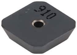 Iscar - SEKN42 Grade IC910 Carbide Milling Insert - AlTiN Finish, 0.1252" Thick, 1/2" Inscribed Circle - Exact Tool & Supply