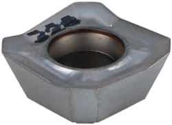 Iscar - SEKT43 HM Grade IC328 Carbide Milling Insert - TiCN Finish, 0.2031" Thick, 0.5079" Inscribed Circle - Exact Tool & Supply
