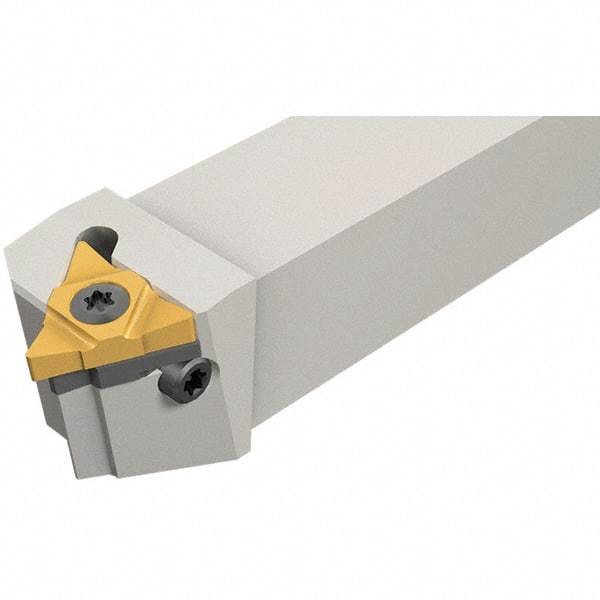 Iscar - External Thread, Left Hand Cut, 25mm Shank Width x 25mm Shank Height Indexable Threading Toolholder - 150mm OAL, Various Insert Compatibility, SE Toolholder, Series IscarThread - Exact Tool & Supply