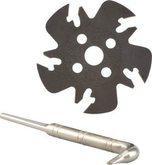Iscar - Arbor Hole Connection, 0.5906" Depth of Cut, 63mm Cutter Diam, 0.3937" Hole Diam, 5 Tooth Indexable Slotting Cutter - SGSF Toolholder, GSF. Insert - Exact Tool & Supply
