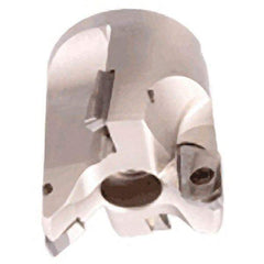 Iscar - 2-1/2" Cut Diam, 1" Arbor Hole, 1.55" Max Depth of Cut, Indexable Chamfer & Angle Face Mill - 4 Inserts, APCR 22.... Insert, Right Hand Cut, 2 Flutes, Series SM - Exact Tool & Supply