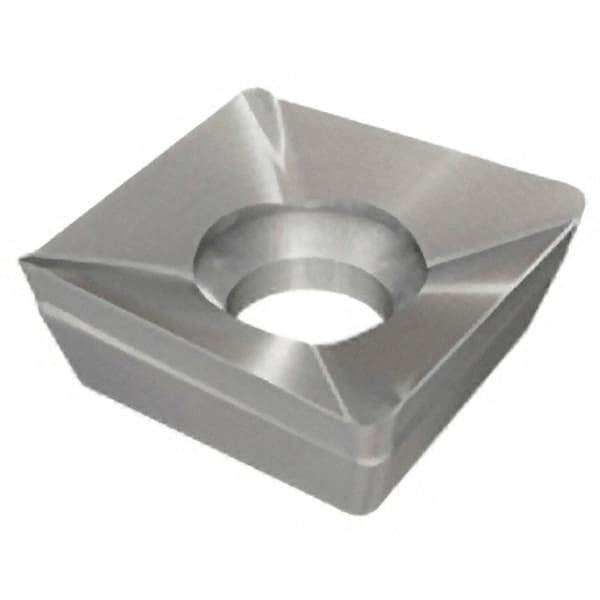 Iscar - SOMT060204 HQ Grade IC520M Carbide Milling Insert - TiCN Finish, 0.1008" Thick, 0.2425" Inscribed Circle, 0.4mm Corner Radius - Exact Tool & Supply
