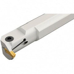 Iscar - 20.5mm Min Bore Diam, 150mm OAL, 16mm Shank Diam, TGIR Indexable Boring Bar - 25mm Max Bore Depth, TGMF 3.. Insert, Clamp Holding Method - Exact Tool & Supply