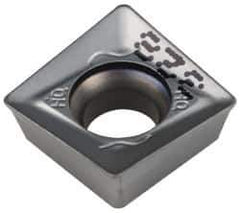 Iscar - XPMT100408 HQ Grade IC328 Carbide Milling Insert - TiCN Finish, 0.1622" Thick, 0.4016" Inscribed Circle, 0.6mm Corner Radius - Exact Tool & Supply