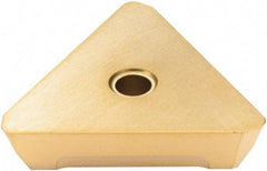 Tungaloy - TEEN43 Grade GH330 Carbide Turning Insert - 60° Triangle, 1/2" Inscr Circle, 3/16" Thick - Exact Tool & Supply
