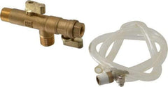 PRO-SOURCE - 1/2" Inlet, Self Cleaning Condensate Drain Kit - 1/2" NPT Outlet, 0 to 600 psi - Exact Tool & Supply