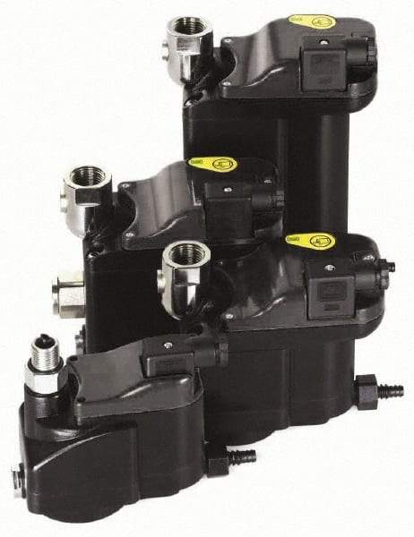 Domnick Hunter - 1/2" Inlet, Zero Air-Loss Level Sensing Condensate Drain - 1/8" NPT Outlet, 3 to 232 psi, 1,059 CFM Receiver Compressor, 2,119" CFM Refrigerated Dryer - Exact Tool & Supply