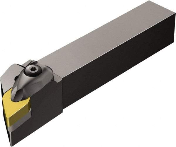 Sandvik Coromant - DDJN, Right Hand Cut, -3° Lead Angle, 20mm Shank Height x 20mm Shank Width, Negative Rake Indexable Turning Toolholder - 125mm OAL, DNMG 15 06 08 Insert Compatibility, Series T-Max P - Exact Tool & Supply