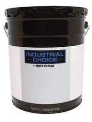 Rust-Oleum - 5 Gal Masstone Semi Gloss Finish Acrylic Enamel Paint - Interior/Exterior, Direct to Metal, <250 gL VOC Compliance - Exact Tool & Supply