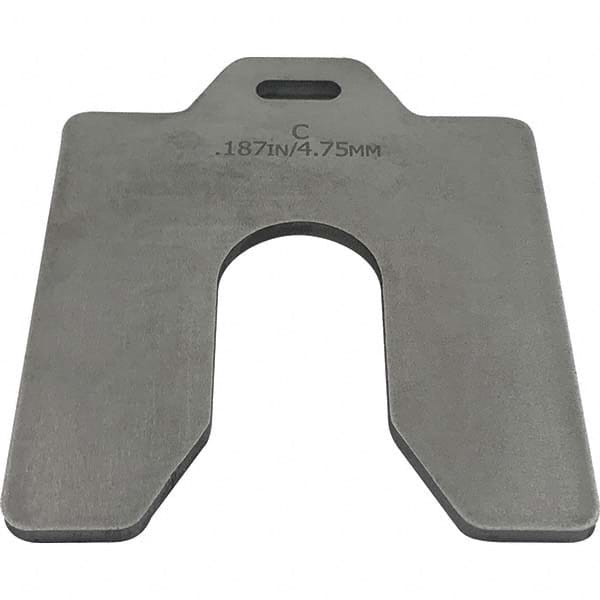Maudlin Products - Metal Shim Stock Type: Slotted Shim Material: Stainless Steel - Exact Tool & Supply