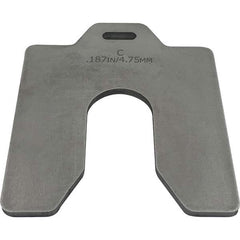 Maudlin Products - Metal Shim Stock Type: Slotted Shim Material: Stainless Steel - Exact Tool & Supply