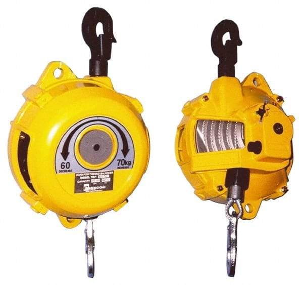 PRO-SOURCE - 110 Lb Load Capacity, 5' Travel Distance, Tool Balancer - Metal Housing, Tension Adjustment, Locking Mechanism - Exact Tool & Supply