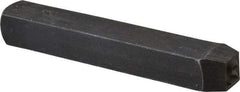 Made in USA - 3/16" Character Size, 2 Character, Heavy Duty Individual Steel Stamp - Steel, Individual - Exact Tool & Supply