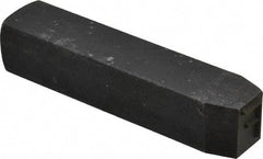 Made in USA - 1/2" Character Size, F Character, Heavy Duty Individual Steel Stamp - Steel, Individual - Exact Tool & Supply