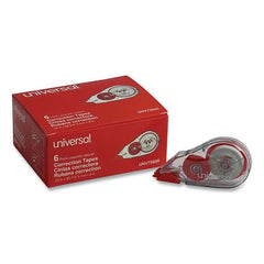 UNIVERSAL - Correction Fluid & Tape Type: Correction Tape Non-Refillable Tape Size: 1/5 x 315" - Exact Tool & Supply