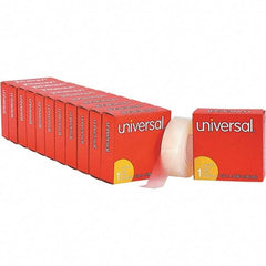 UNIVERSAL - 3/4" Wide x 1mm Thick x 36 yds Long, 83436VP Box Sealing & Label Protection Tape - Clear - Exact Tool & Supply